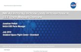 NASA Electrical, Electronic, and Electromechanical (EEE) Parts Manager Overview · 2019. 3. 19. · EEE Electrical, electronic, & electromechanical NSRL NASA Space Radiation Laboratory