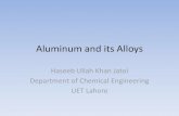 Aluminum and its Alloys - Chemical EngineeringPurifying aluminium by C12 Aluminium produced by electrolytic process normally contains impurity such as powder of coal or electrolyte