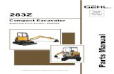 Compact Excavator · 2015. 4. 4. · Compact Excavator Beginning Serial Number: AG00506 283Z Form No. 918253 Revision A Feb. 2008 Parts Manual ... Operator's Manual for the specific