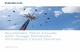 Accelerate Telco Clouds with Nuage Networks Virtualized Cloud … · 2020. 6. 12. · 2 Application note Accelerate Telco Clouds with Nuage Networks Virtualied Cloud Serices In this