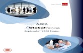 ACCA - Globaltraining · 2020. 8. 8. · ACCA September 2020 Exams . Lecturing Team Management Accounting Stephanopoulos Chrysanthos 60 hrs Financial Accounting PelendridouEirini