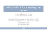 Mechanisms for entering the systemSO2/SOA •Introduction •Mechanisms for entering the system –Initialization –Management –Example •Procedure for entering the system •Procedure