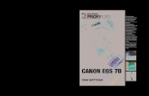 CANON EOS 7D ...

CANON EOS 7D – EDITION PROFIFOTO 23 Schnell, schneller – Schnelleinstieg 1.1Abbildung 1.2 Die Front der EOS 7D inklu-sive der Bedienelemente Mit dem