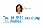 Best MPSC coaching in Mumbai