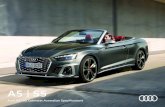 A5 | S5 - Audi...Audi A5 | S5 Standard equipment and options Option Code A5 Cabriolet 40 TFSI S line A5 Cabriolet 45 TFSI quattro S line S5 Cabriolet Wheels, suspension and driving