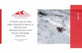 X A Fresh Look at Two High-Quality Projects in World Class ... · OTCQB: RRRLF FRA: RR0 Notable & Strategic Shareholders • Management & Insiders • Palisades Goldcorp Ltd. •