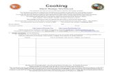 CookingCooking - Merit Badge Workbook Page. 2 of 33 c. Describe how meat, fish, chicken, eggs, dairy products, and fresh vegetables should be stored, transported, and properly prepared