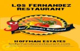 Los fernandez restaurantLOS FERNANDEZ RESTAURANT Los ernandee Restauvant HOFFMAN ESTATES losfernandezrestaurant.com "Menu items may contain or come into contact with WHEAT, EGGS, PEANUTS,