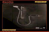 Benito - Showers, Taps, Shower Parts & Accessories · 2020. 2. 28. · Benito Thermostatic Bar Mixer 22 168mm 530mm Shower Temperature Control Thermostatic Plumbing System Compatibility