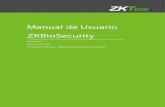 Manual de Usuario ZKBioSecurity - ZKTeco Europe · Base de datos soportadas: PostgreSQL (por defecto), SQL Server y Oracle (Opcionales). Navegadores recomendados: IE 11+ / Firefox