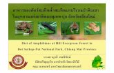 Diet of Amphibians at Hill Evergreen Forest in Doi Suthep-Pui ...bioff.forest.ku.ac.th/PDF_FILE/OCT_2013/12.pdfDiet of Amphibians at Hill Evergreen Forest in Doi Suthep-Pui National
