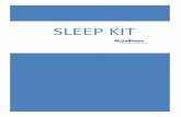 Sleep kit...Adolescents and families need to be made aware of sleep as a health topic and need tools to work toward better sleep health. By educating students and families on the importance