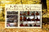 N o r t h A m e r i c a n - Ohio Maple Producers Association American Maple...Maple Syrup Producers Manual iii ACKNOWLEDGMENTS For almost five decades maple producers have depended