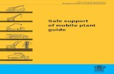 Safe support of mobile plant guide - WorkSafe Queensland · boom. For mobile cranes the load chart is to show lifting capacities of the crane with outriggers, including when outriggers