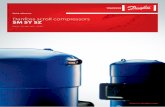 Danfoss scroll compressors SM SY SZ...SY: Scroll, POE lubricant, R22/R417A (and R407C for SY185-240-300) SZ: Scroll, POE lubricant, R407C - R134a (and R404A, R507A for SZ084 to SZ185)