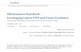 Obviousness Standard: Leveraging Latest PTO and Court Guidancemedia.straffordpub.com/products/obviousness-standard... · 2017. 5. 31. · Overview I. Lessons from IPR Decisions on