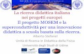 La ricerca didattica italiana nei progetti europei Il progetto …static.sif.it/SIF/resources/public/files/congr13/ip/... · 2013. 10. 10. · FFP9, Sidharth BG, Honsell F, Mansutti