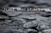 Just Like Starting Over...Title Just Like Starting Over Author Wilma Mathews, ABC Keywords layoffs;redundancies;post-layoff; employee communication;job loss; layoff effects;psychological