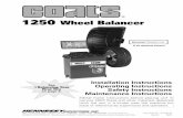 1250 Wheel Balancer · HENNESSY INDUSTRIES INC. Manufacturer of AMMCO®, COATS® and BADA® Automotive Service Equipment and Tools. Revision: 06/06 ® READ these instructions before
