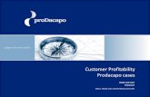 Customer Profitability Prodacapo cases · 2014. 11. 5. · Customer profitability data is available both centrally and regionally. At the business area level, Away From Home Tissue