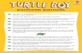 The author, M. Evan Wolkenstein, based Turtle Boy...The author, M. Evan Wolkenstein, based Turtle Boy on his own experiences as a child with a facial difference. How does this affect