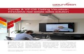 Cynap & VZ-C6 Ceiling Visualizer: Innovative real estate sales ...BiNova Immobilien GmbH & Co. KG, Kressbronn, Germany WolfVision VZ-C6 Ceiling Visualizer, vSolution Cy-nap system,
