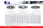 150 lb. FLANGES - Titanium Industries, Inc. · 2019. 12. 16. · 150 lb. FLANGES Bore Diameter (B) Length Through Hub (L) Drilling and Bolting Weight Nom. Pipe Size Flange Diameter