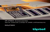 tiptel - AJI...Les nouveaux IP-PBX pour petites et moyennes entreprises, sans licence jusqu’à 500 utilisateurs Avec les six serveurs de communications MyPBX SOHO, MyPBX U100, …