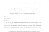 Liste des Éphéméroptères-hôtes de parasites, de commensaux et … · Annales de Parasitologie (Paris), 1976, t. 51, n° 1, pp. 121 à 141 Liste des Éphéméroptères-hôtes