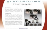 FACT SHEET: POWER SUPPLIES - Electroline – Electroline...Output: 40 VAC, 2 Amp max. 8L x 3.5 W x 3.5D, 5.1 lbs SuperCAT Looptap Model PS-2 Input: 120V AC, 60 Hz, 78 VA. Output: 28