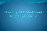 How to pull E-Marksheet from DigiLocker · 12th/HSC Marksheet Google App Store . 3 DigiLocker Class X and Xll marksheets and passing certificates of Maharashtra State Board of Secondary