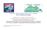 PACIFIC NORTHWEST SECTION - AWWA Trustee Meetings... · 2014. 1. 27. · PACIFIC NORTHWEST SECTION - AWWA GENERAL FUND - OPERATING BUDGET 2013 EOY + 2014 ADOPTED BUDGET Basic Account