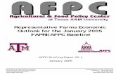 Representative Farms Economic Outlook for the January 2005 ... › research › publications › 417...Research Institute (FAPRI) January 2005 Baseline. The FLIPSIM policy simulation