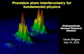 Precision atom interferometry for fundamental physics · 2018. 7. 25. · MAGIS-100 detector at Fermilab •MINOS, MINERνA, NOνAexperiments use NuMI beam •100 meter access shaft