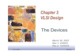 Chapter 3 VLSI Design - 國立臺灣大學access.ee.ntu.edu.tw/course/vlsi_design_92first/ppt/...2003/10/22  · VLSI Design The Devices March 28, 2003 Rev.1: 3/29/03 Rev.2: 10/20/03