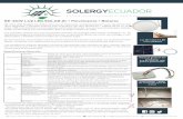 SE-30W LUZ LED SOLAR 2C+BAT+MOV - Solergy Ecuadorsolergyecuador.com.ec/docsoler/SE-30W LUZ LED SOLAR 2C... · 2019. 7. 15. · de CC, son de alta seguridad en el uso ! 6.4 Ah - 19.2