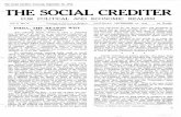 FOR POLITICAL AND ECONOMIC REALISM 9/The...The Social Crediter, Saturday, September 19, 1942. ~rHESOCIAL· CREDITER FOR POLITICAL AND ECONOMIC REALISM Vol. 9. No.2. Registered at G.P.O.