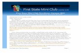 First State Mini Club Newsletter January 2021 · First State Mini Club Newsletter January 2021 Page 3 Topic: First State Mini Club-Lois Weyer 7-9 pm Time: Jan 21, 2021 07:00 PM Eastern