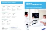 A comprehensive selection of transducers Samsung Ultrasound …convergent-india.com/download.php?pdf=Samsung Sonoace... · C2-8 • Applications : abdomen, obstetrics, gynecology,