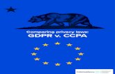 Comparing privacy laws: GDPR v. CCPA...3 Table of contents Introduction 5 1. Scope 1.1. Personal scope 7 1.2. Territorial scope 8 1.3. Material scope 9 2. Key definitions 2.1. Personal