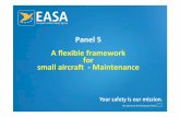 Panel 5 A flexible framework for small aircraft -Maintenance › 2014 › 10 › panel-5...16/10/2014 EASA Annual Safety Conference 2014 on General Aviation, Rome, Italy CAT Present