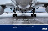 GRF Aeroplane Manufacturer View€¦ · Lars Kornstaedt / Rapporteur Friction Task Force – Annex 6/8 Subgroup 26 March 2019 . Aeroplanes are not all the same March 2019 GRF Symposium