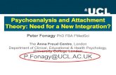 Psychoanalysis and Attachment Theory: Need for a New …psychiatry.pote.hu/tavoktatas/Psychoanalysis.pdf · 2020. 7. 6. · Psychoanalysis & Attachment: Areas of integration •Emergence