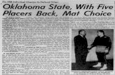 Oklahoma State, With Five Placers Back, Mat Choiceuploads.matburn.com/33/33594/19300565915c9539ccbc25f.pdf · c·man squad Including liS. In 111, thtr,. wlll hfo ~ix ~ · po under