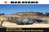 Solutions for Rock Crushing and Recyclingnakayamairon.co.jp/common/pdf/eng_catalog/eng_catalog...Rock Crushing and Recycling-7-Profit-creating power and efficiency The SNP series of