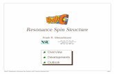 ResonanceSpinStructure · 2004. 8. 23. · Frank R. Wesselmann, Resonance Spin Structure, Hall C Summer Workshop 2004 slide 2 E-01-006:RSS Nucleon Spin Structure in the Resonance