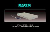 PA / PB-120 Instruction Manual - Mouser Electronics1 PA / PB-120 Instruction Manual 1.PA/PB-120 series are designed for charging all kinds of Gel & Lead-Acid battery. (a)PA-120 series