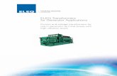 ELEQ Transformers for Generator Applications · 2019. 2. 25. · IEC 61869-2 / IEEE C57.13 100 x In/1s, max. 50kA/1s 2,5 x Icth 120% 17,5/38/95kV 50/60Hz E 5-1500A 1A or 5A; other