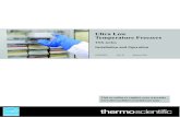 Thermo Fisher Scientific - Ultra Low Temperature Freezers · 2020. 8. 12. · Thermo Fisher Scientific Ultra Low Temperature Installation and Operation 3 Below are important safety