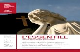 L'ESSENTIEL - Cath-VD · 2018. 11. 7. · Votre magazine paroissial Des paroisses catholiques de Nyon et Founex Communautés de Begnins, la Colombière, Crassier, Gland, Saint-Cergue,